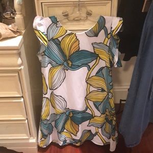 Floral dress by Andres Pajon (made in Colombia)